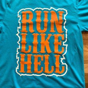 Turquoise and orange nike shirt Clearance